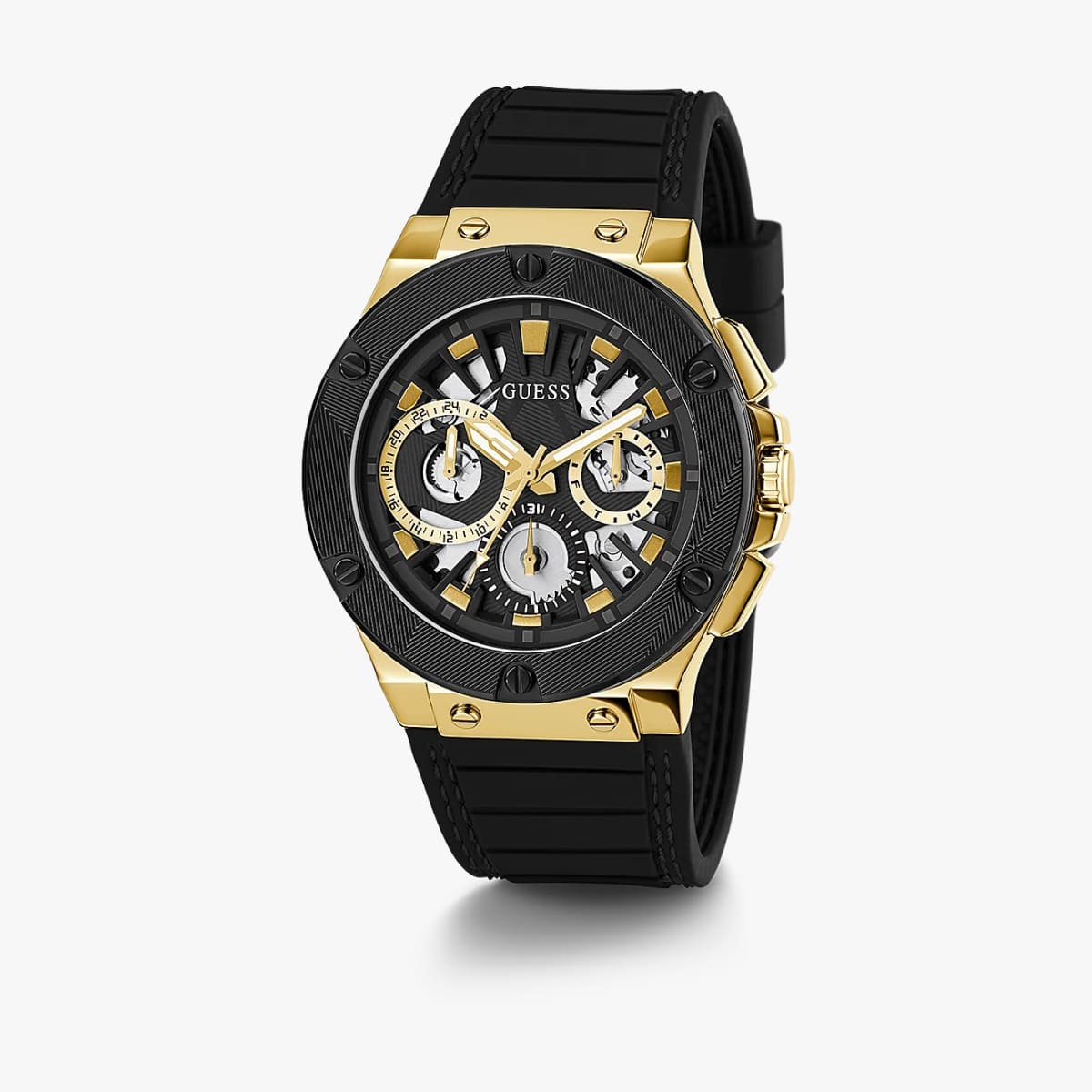 MONTRE GUESS HOMME M.FONCTION SILICONE